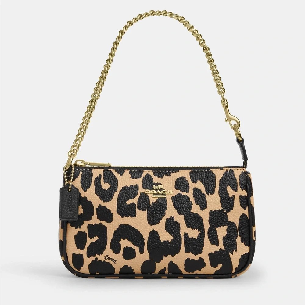 Coach Nolita 19 With Leopard Print NWT In Leopard Multi CBM66
